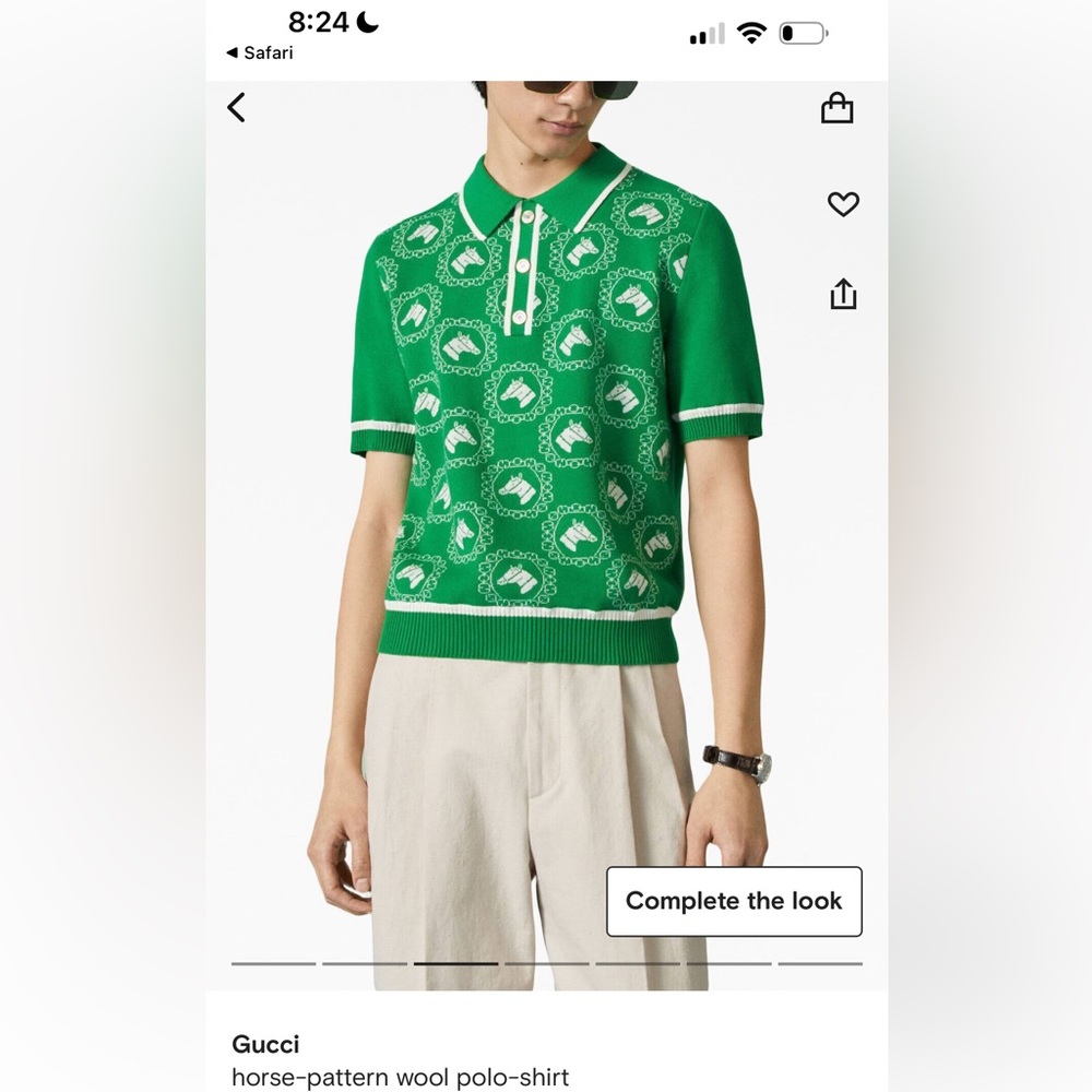 Gucci Horseprint shirt